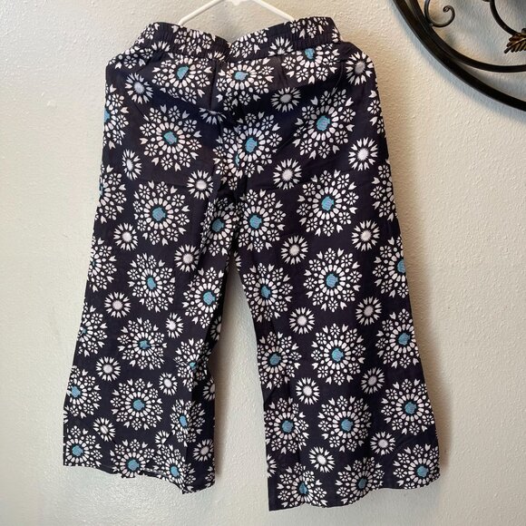 MODAPOSA Boho Beach Pants & Bag Set S Floral Fish Print Lounge Coastal Wear - Picture 7 of 11